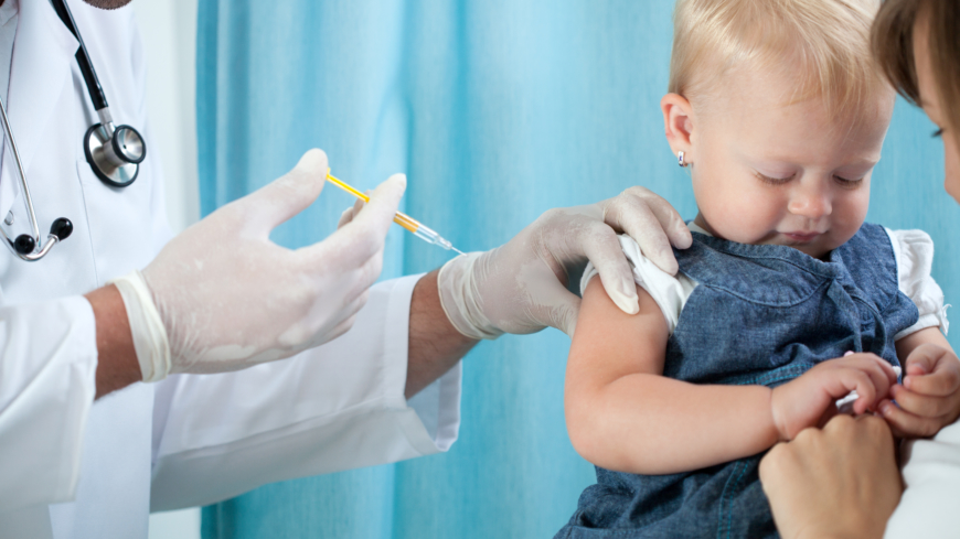 Nästan alla småbarn är vaccinerade